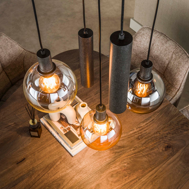 Taklampa Sfera Tricolore 5-Ljus Arctic Svart