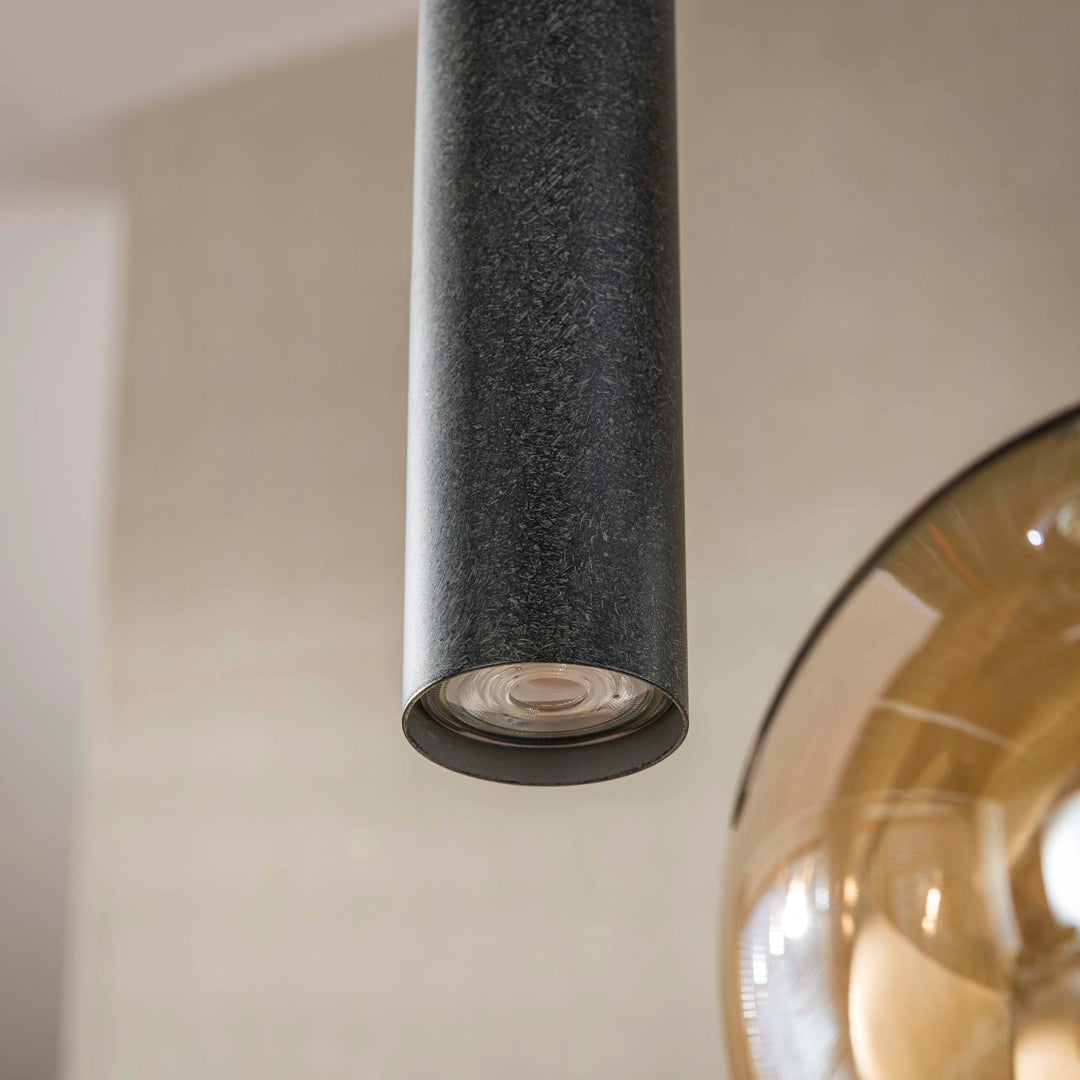 Taklampa Sfera Tricolore 5-Ljus Arctic Svart