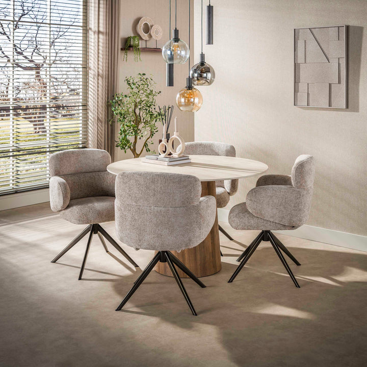 Taklampa Sfera Tricolore 5-Ljus Arctic Svart