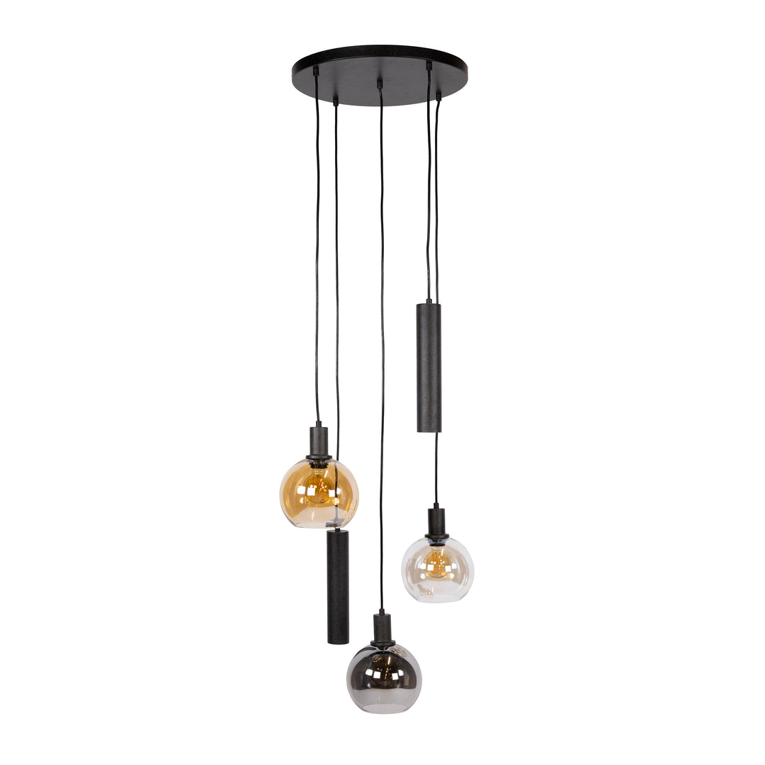 Taklampa Sfera Tricolore 5-Ljus Arctic Svart