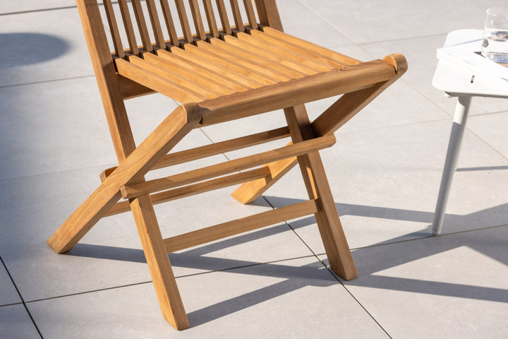 Kenya fällbar matstol teak