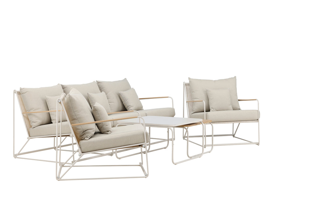 Palazzo Soffgrupp Utemöbel - Beige/Beige