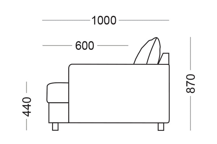 Adella 2,5-Sits Soffa