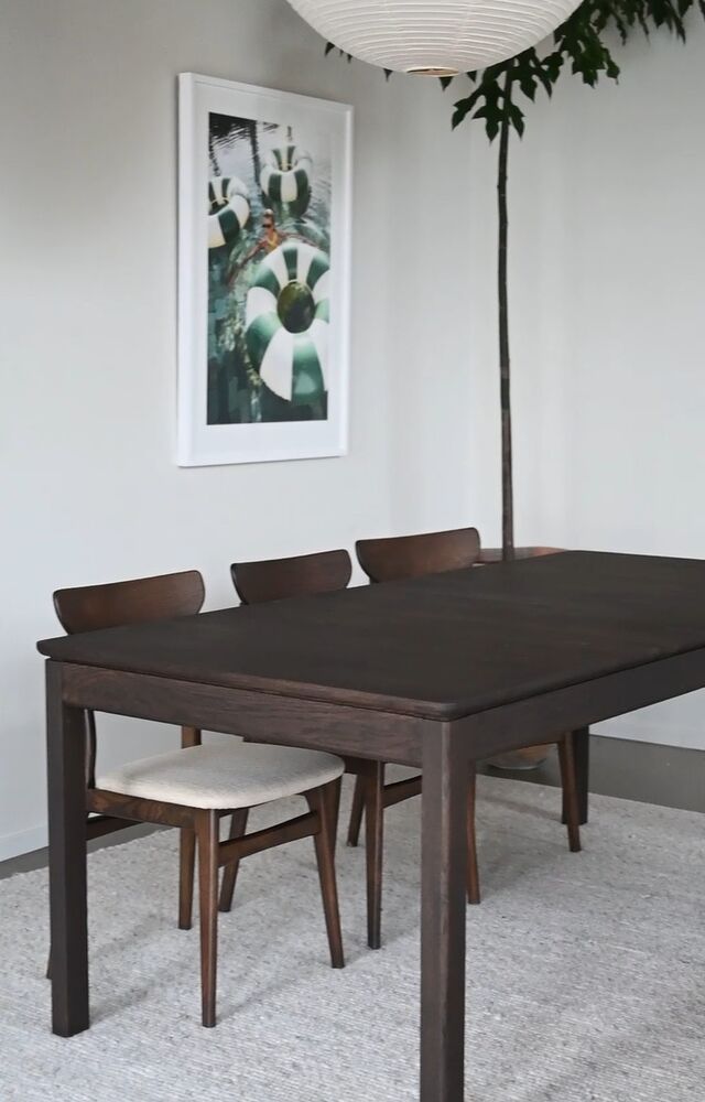 Gardner matbord 200 brun ek