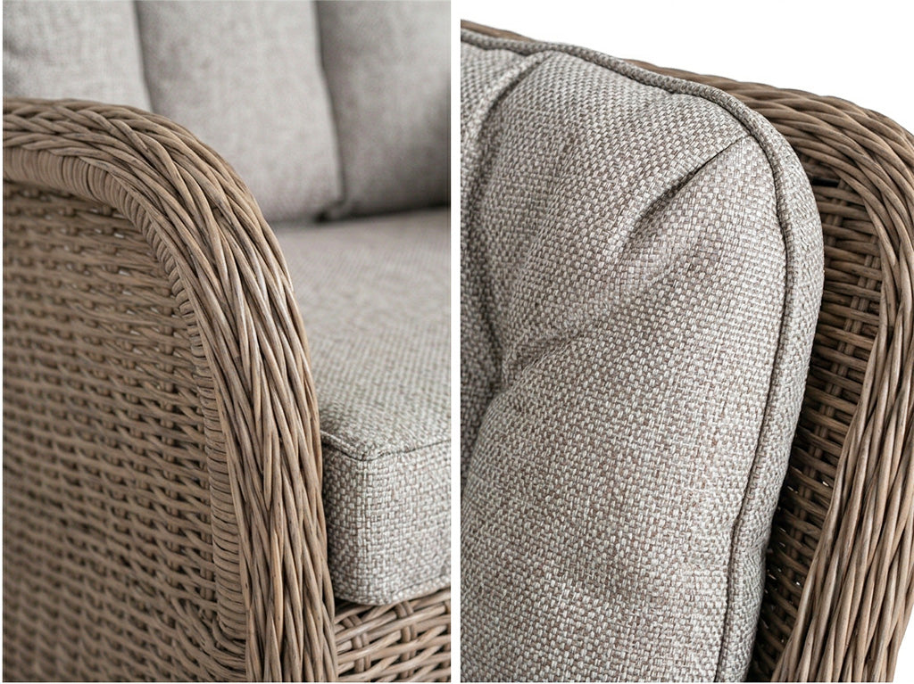 Hastings matgrupp Ø150 inkl 6 st fåtöljer