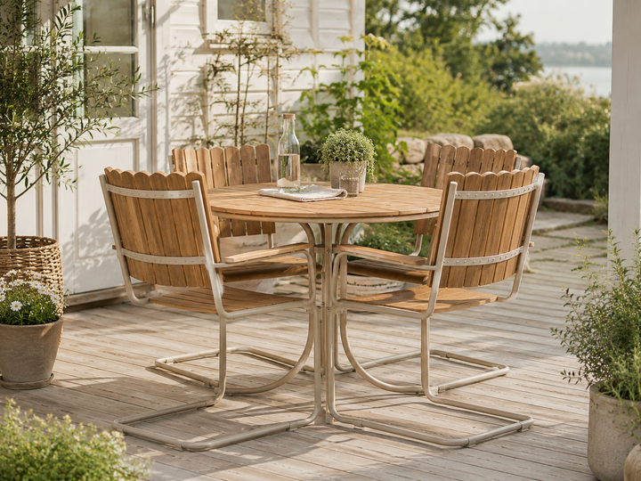 Holmsund Rund Matgrupp – Beige
