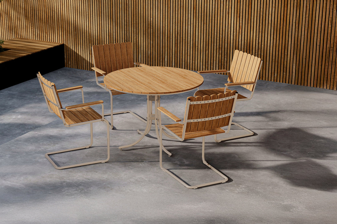 Holmsund Rund Matgrupp – Beige