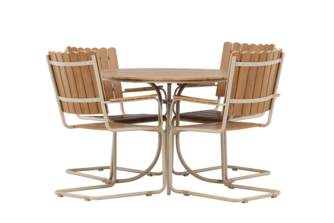 Holmsund Rund Matgrupp – Beige