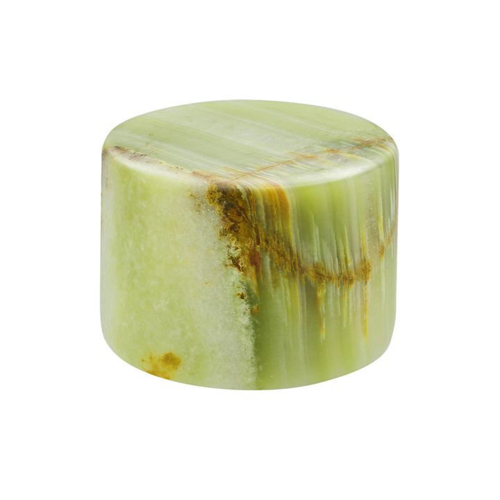 JADE – Grön Silk Matt Bordsljus i äkta marmor