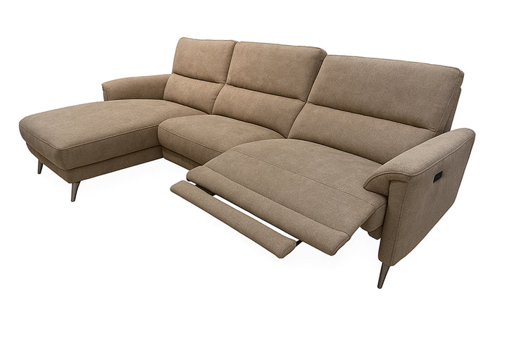 Kansas 3-sits divansoffa med recliner