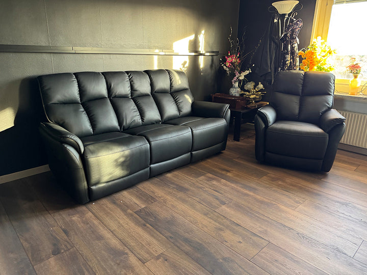 Kingston 3-sits Reclinersoffa med hög rygg