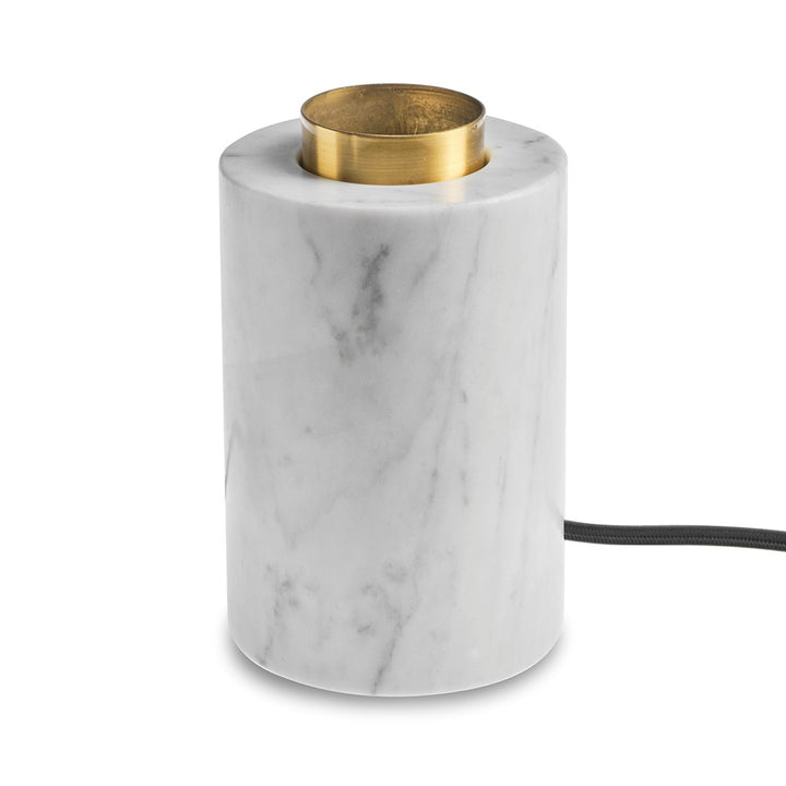 MARBLE bordslampa – White Silk Matt