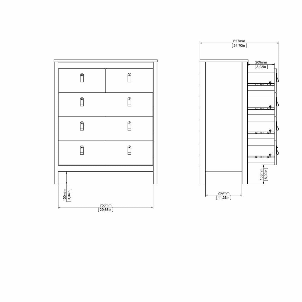 Madrid byrå 3+2 Greige