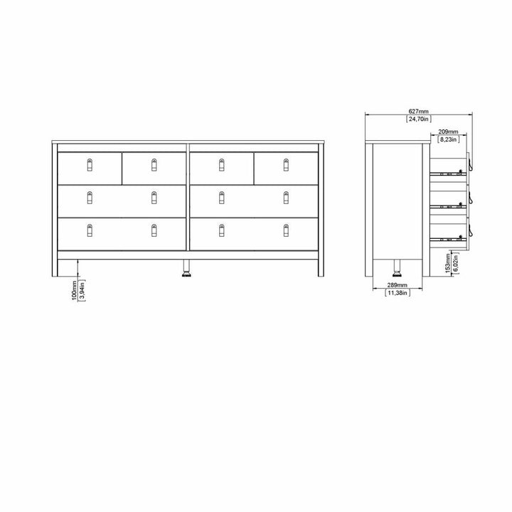 Madrid byrå 4+4 Greige