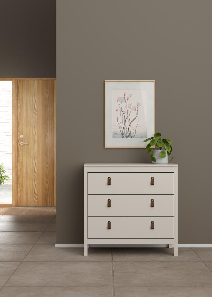 Madrid byrå 3-lådor Greige