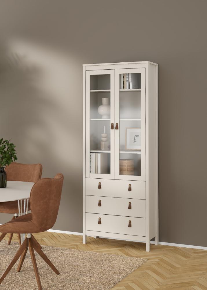 Madrid Vitrinskåp – Greige