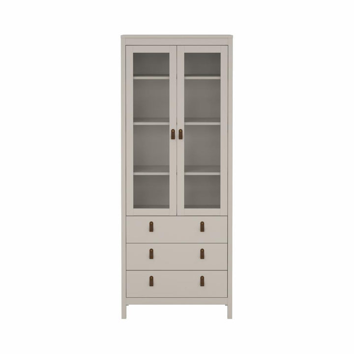Madrid Vitrinskåp – Greige