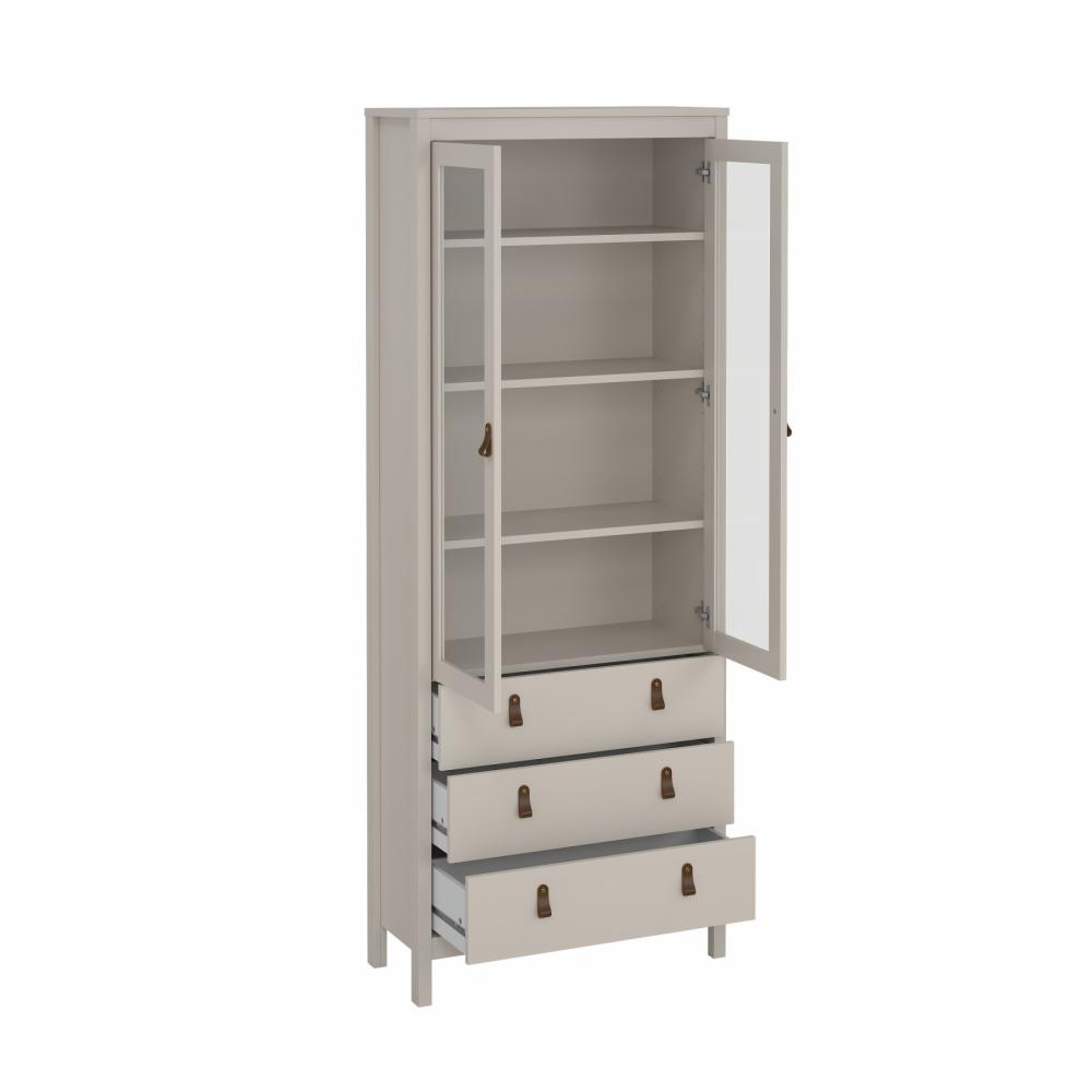 Madrid Vitrinskåp – Greige