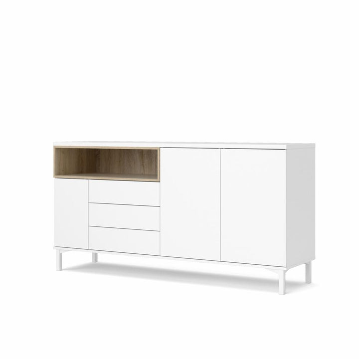 Roomers Sideboard Vit/Ek