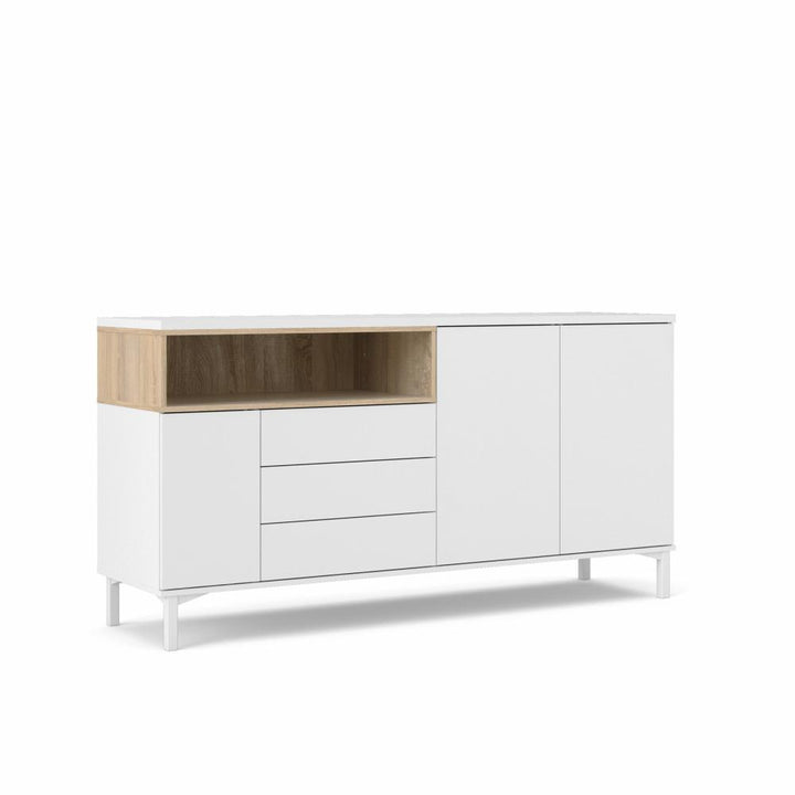 Roomers Sideboard Vit/Ek