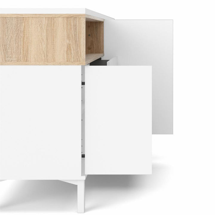 Roomers Sideboard Vit/Ek