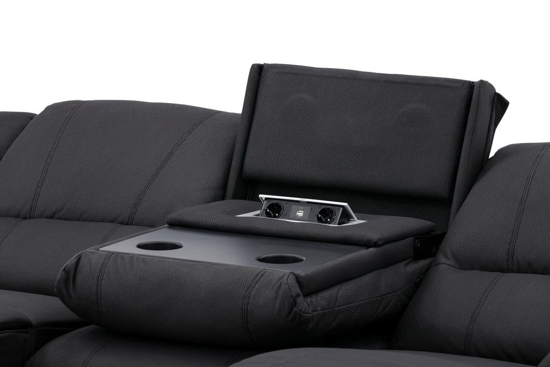 Singapore 3-sits reclinersoffa