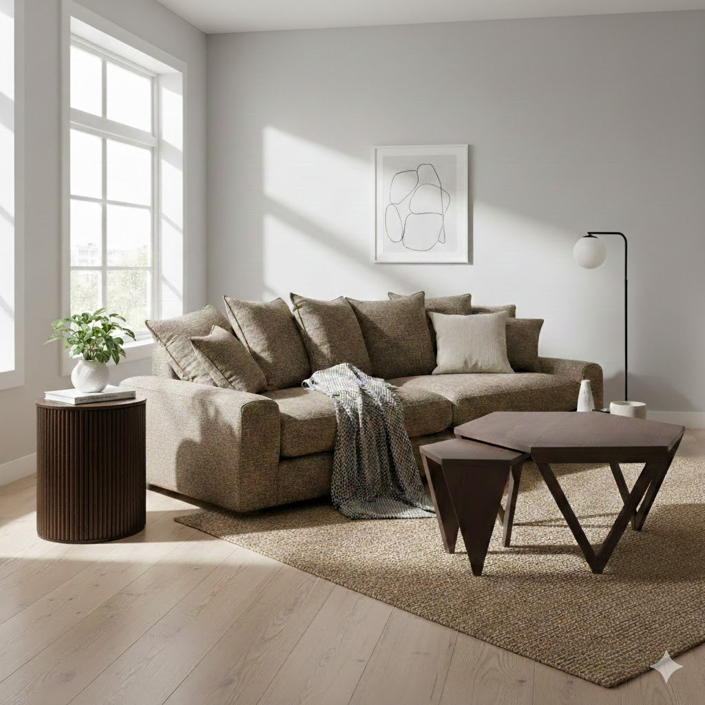 Trudy Soffbord Mörkbrun 2 Storlekar