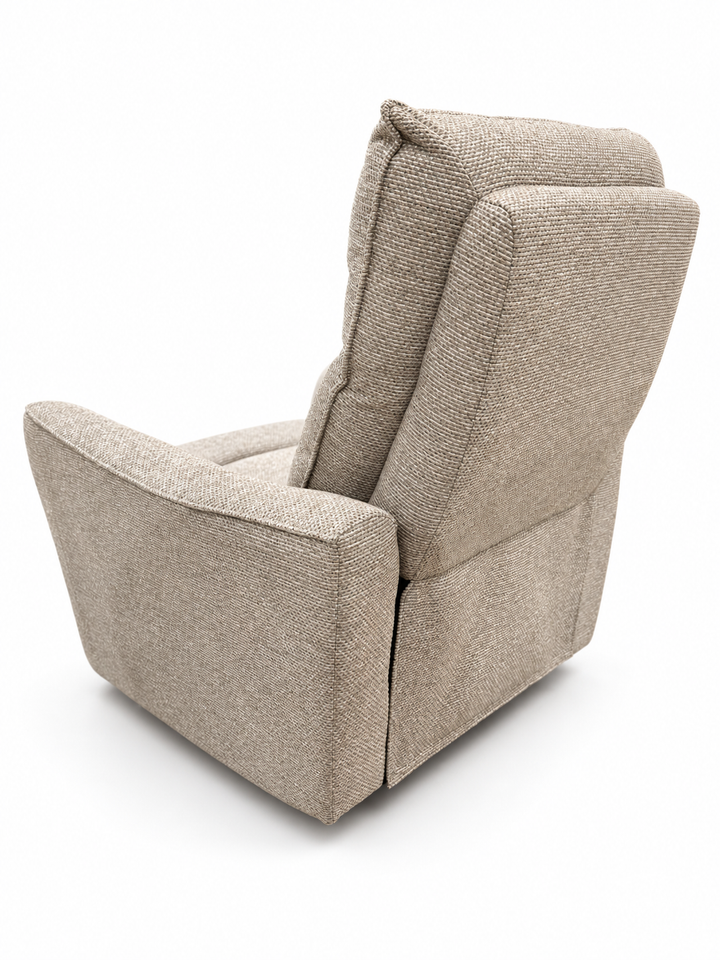 Los Angeles reclinerfåtölj beige – vy bakifrån