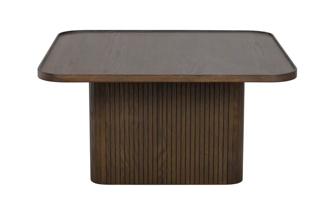 Sullivan soffbord 80x80 brun ek – Rowico Home