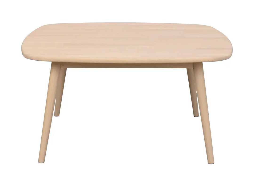 Tompkins soffbord kvadratiskt 90x90 vitpigmenterad ek – Rowico Home