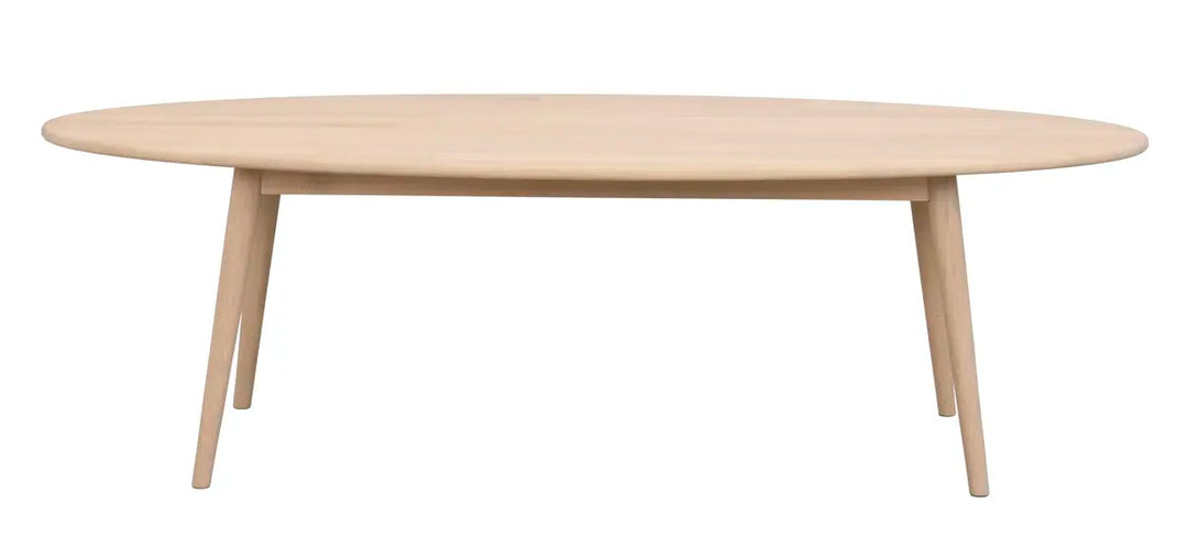 Tompkins soffbord ellips 150x60 vitpigmenterad ek – Rowico Home