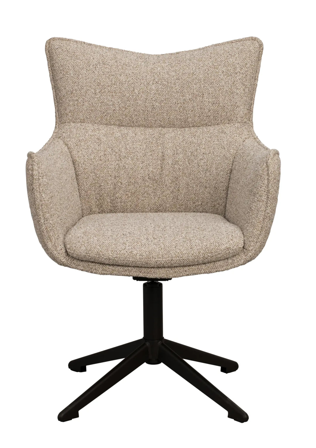 Fresno karmstol 2-pack med snurr- och gungfunktion – beige/brun