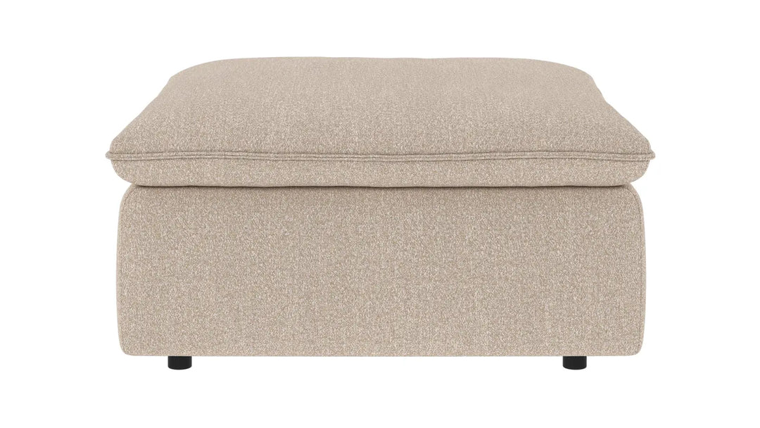 Rawlins fotpall – ljusbeige