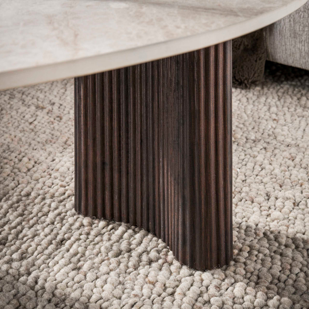 Ceramo satsbord – detalj av keramisk bordsskiva