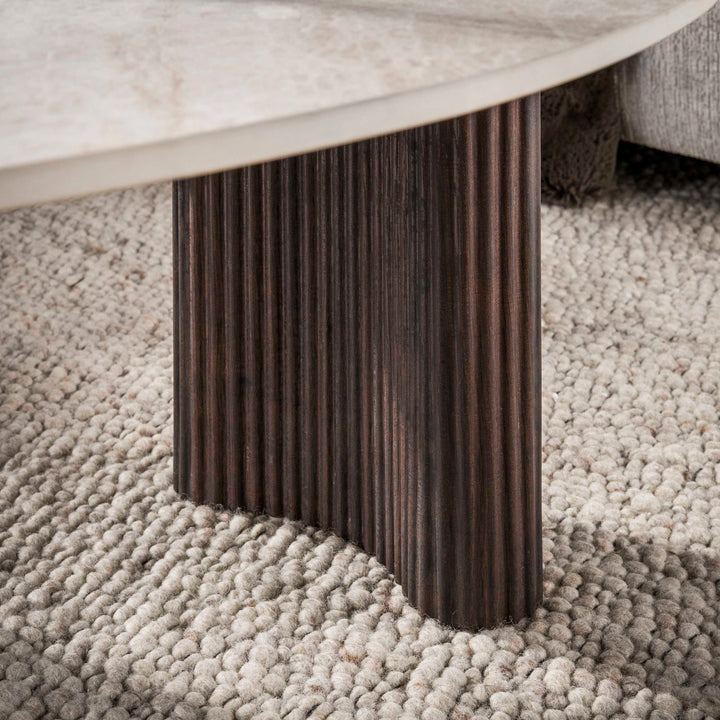 Ceramo satsbord – detalj av keramisk bordsskiva